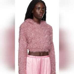 MSGM, MAGLIA crop top,lilac sweater.😍